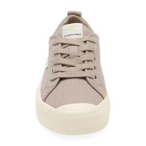 CARIUMA OCA LOW CAP TIE SNEAKER GRAY SIZE 7.5